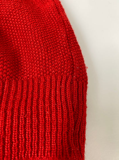 【現状渡し品】【メンズ】 LACOSTE ラコステ フランス製 CARDIGAN カーディガン メンズ トップス 146-260901-em-46-min サイズ：2 カラー：レッド 万代Net店
