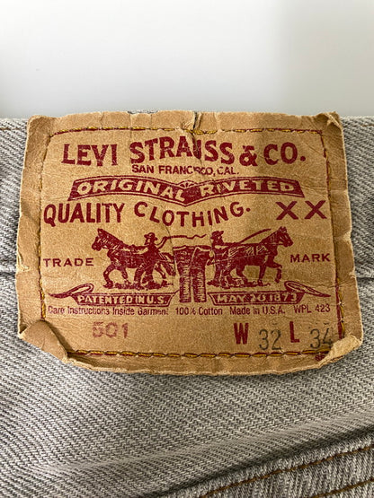 【現状渡し品】【メンズ】 LEVI'S リーバイス 90S 501-0658 DENIM PANTS 90年代 デニムパンツ メンズ ボトムス ジーンズ ジーパン ヴィンテージ 157-260901-em-39-min サイズ：W32×L34 カラー：インディゴ（ライトグレー） 万代Net店