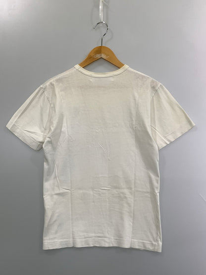 【現状渡し品】【メンズ】 PLAY COMME DES GARCONS プレイコムデギャルソン BLACK HEART LOGO S/S TEE ブラック ハート ロゴ ショートスリーブ 半袖 Tシャツ メンズ トップス 140-260904-em-62-min サイズ：S カラー：ホワイト 万代Net店