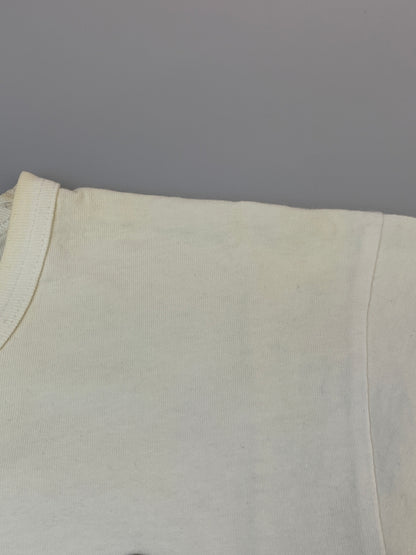 【現状渡し品】【メンズ】 PLAY COMME DES GARCONS プレイコムデギャルソン BLACK HEART LOGO S/S TEE ブラック ハート ロゴ ショートスリーブ 半袖 Tシャツ メンズ トップス 140-260904-em-62-min サイズ：S カラー：ホワイト 万代Net店