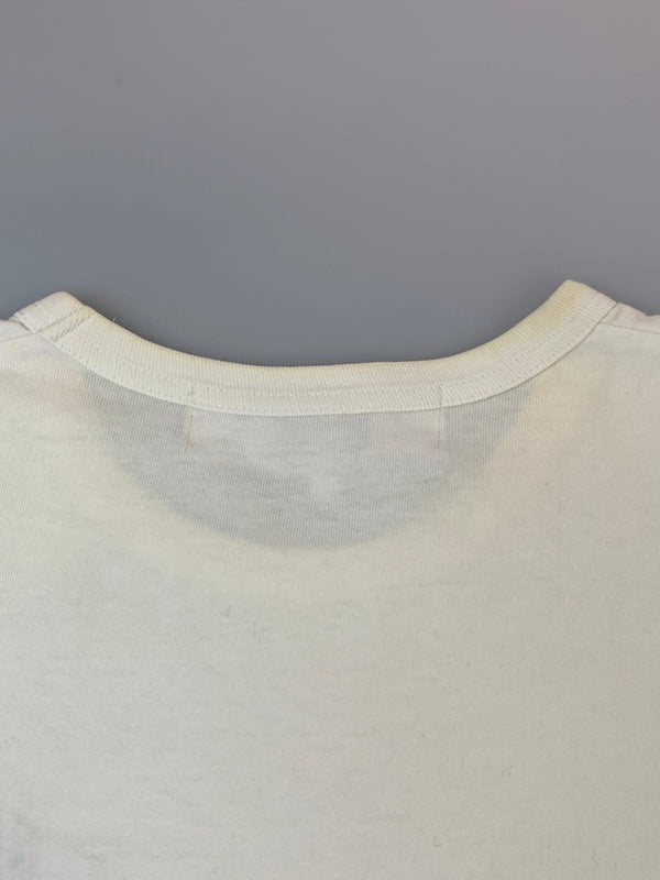 【現状渡し品】【メンズ】 PLAY COMME DES GARCONS プレイコムデギャルソン BLACK HEART LOGO S/S TEE ブラック ハート ロゴ ショートスリーブ 半袖 Tシャツ メンズ トップス 140-260904-em-62-min サイズ：S カラー：ホワイト 万代Net店