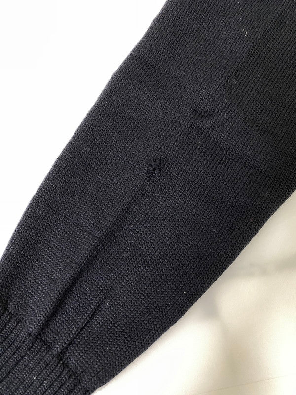 【現状渡し品】【メンズ】 POLO SPORT ポロスポーツ LOGO KNIT ロゴ ニット メンズ トップス セーター 146-260901-em-47-min サイズ：Ｌ カラー：ブラック 万代Net店