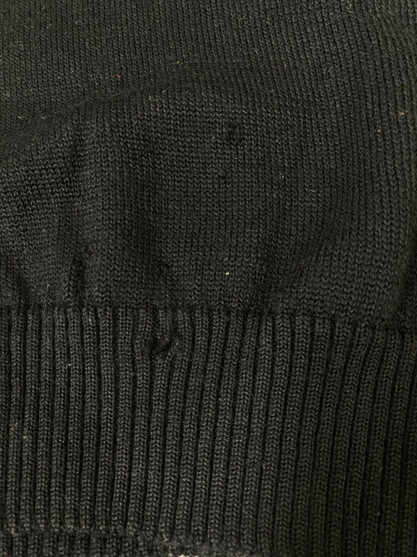 【現状渡し品】【メンズ】 POLO SPORT ポロスポーツ LOGO KNIT ロゴ ニット メンズ トップス セーター 146-260901-em-47-min サイズ：Ｌ カラー：ブラック 万代Net店
