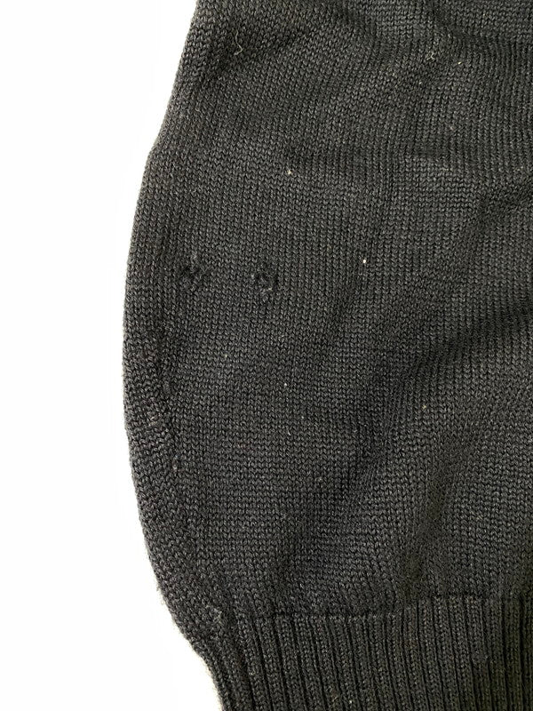 【現状渡し品】【メンズ】 POLO SPORT ポロスポーツ LOGO KNIT ロゴ ニット メンズ トップス セーター 146-260901-em-47-min サイズ：Ｌ カラー：ブラック 万代Net店