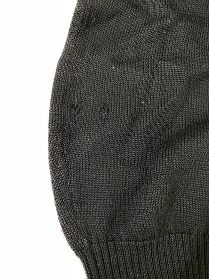 【現状渡し品】【メンズ】 POLO SPORT ポロスポーツ LOGO KNIT ロゴ ニット メンズ トップス セーター 146-260901-em-47-min サイズ：Ｌ カラー：ブラック 万代Net店