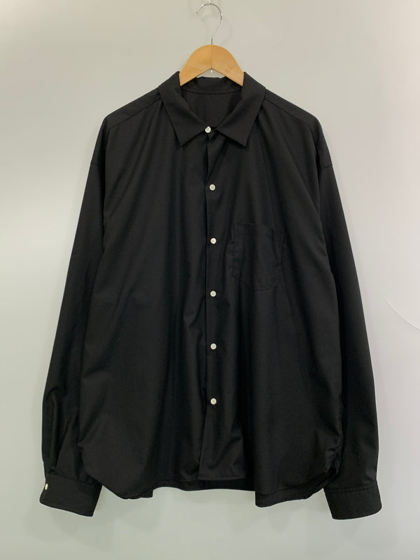 【中古品】【メンズ】 SILLAGE シアージ RE-ENGINEERED OVERSHIRT リ エンジニアード オーバーシャツ 長袖 シャツ ロングスリーブ 140-260903-hu-17-min サイズ：F カラー：ブラック 万代Net店