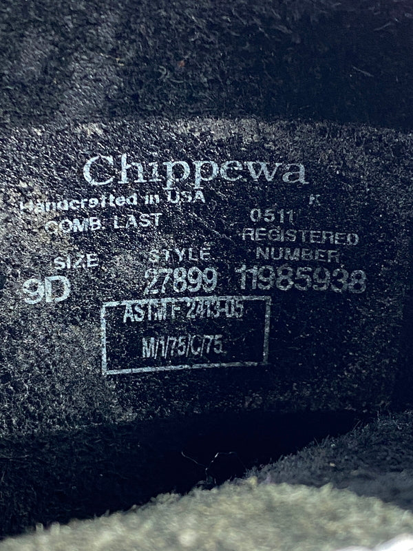 【中古品】【メンズ】 CHIPPEWA チペワ BOOTS ブーツ 27899 靴 164-260903-hu-01-min サイズ：9D カラー：ブラック 万代Net店