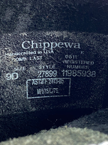 【中古品】【メンズ】 CHIPPEWA チペワ BOOTS ブーツ 27899 靴 164-260903-hu-01-min サイズ：9D カラー：ブラック 万代Net店