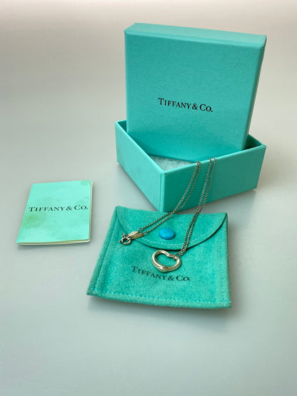 【中古品】【レディース】 TIFFANY&CO. ティファニー NECKLACE オープンハート ネックレス アクセサリー 182-260905-yn-14-min カラー：シルバー 万代Net店
