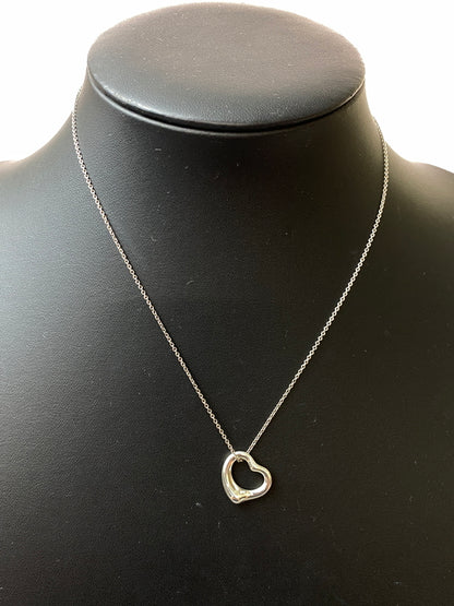 【中古品】【レディース】 TIFFANY&CO. ティファニー NECKLACE オープンハート ネックレス アクセサリー 182-260905-yn-14-min カラー：シルバー 万代Net店