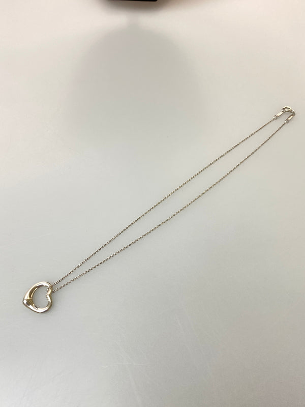 【中古品】【レディース】 TIFFANY&CO. ティファニー NECKLACE オープンハート ネックレス アクセサリー 182-260905-yn-14-min カラー：シルバー 万代Net店
