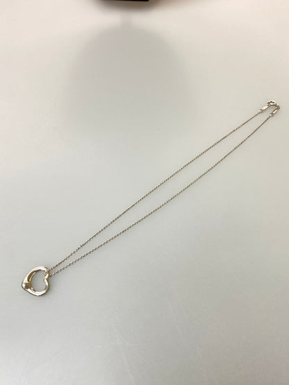 【中古品】【レディース】 TIFFANY&CO. ティファニー NECKLACE オープンハート ネックレス アクセサリー 182-260905-yn-14-min カラー：シルバー 万代Net店