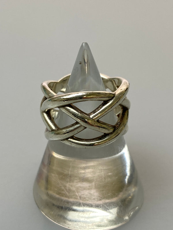 【中古品】【レディース】 TIFFAN&CO. ティファニー RING ケルティックノット リング アクセサリー 182-260905-yn-15-min カラー：シルバー 万代Net店