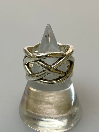 【中古品】【レディース】 TIFFAN&CO. ティファニー RING ケルティックノット リング アクセサリー 182-260905-yn-15-min カラー：シルバー 万代Net店
