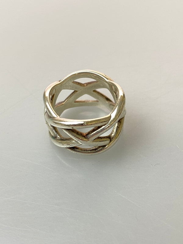 【中古品】【レディース】 TIFFAN&CO. ティファニー RING ケルティックノット リング アクセサリー 182-260905-yn-15-min カラー：シルバー 万代Net店