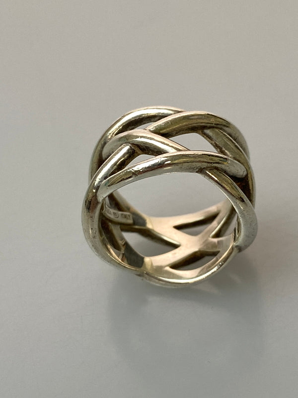 【中古品】【レディース】 TIFFAN&CO. ティファニー RING ケルティックノット リング アクセサリー 182-260905-yn-15-min カラー：シルバー 万代Net店