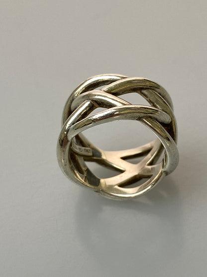 【中古品】【レディース】 TIFFAN&CO. ティファニー RING ケルティックノット リング アクセサリー 182-260905-yn-15-min カラー：シルバー 万代Net店