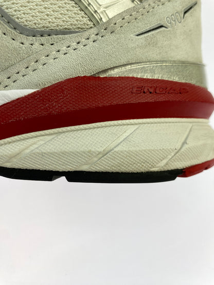 【中古品】【メンズ】 NEW BALANCE ニューバランス M990NB5 990V5 ローカット スニーカー 靴 162-260902-jt-22-min サイズ：US 9 1/2 27.5cm カラー： GREY/ROYAL RED 万代Net店