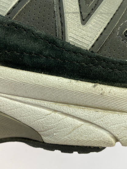 【中古品】【メンズ】 NEW BALANCE ニューバランス M990BK6 990V6 HEEL NB LOGO ヒール NB ロゴ ローカット スニーカー 靴 162-260902-jt-17-min サイズ：US９ 27.0cm カラー： BLACK 万代Net店