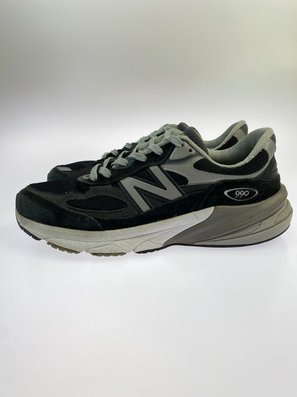 【中古品】【メンズ】 NEW BALANCE ニューバランス M990BK6 990V6 HEEL NB LOGO ヒール NB ロゴ ローカット スニーカー 靴 162-260902-jt-17-min サイズ：US９ 27.0cm カラー： BLACK 万代Net店