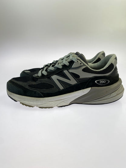 【中古品】【メンズ】 NEW BALANCE ニューバランス M990BK6 990V6 HEEL NB LOGO ヒール NB ロゴ ローカット スニーカー 靴 162-260902-jt-17-min サイズ：US９ 27.0cm カラー： BLACK 万代Net店