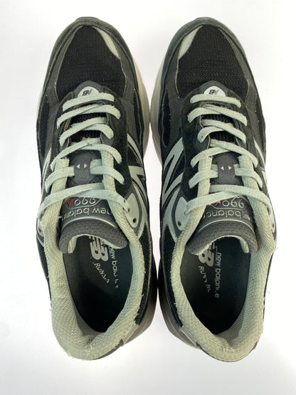 【中古品】【メンズ】 NEW BALANCE ニューバランス M990BK6 990V6 HEEL NB LOGO ヒール NB ロゴ ローカット スニーカー 靴 162-260902-jt-17-min サイズ：US９ 27.0cm カラー： BLACK 万代Net店