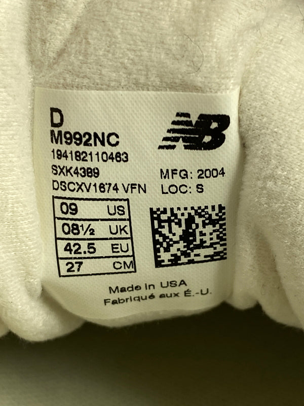【中古品】【メンズ】 NEW BALANCE ニューバランス M992NC ローカット スニーカー 靴 162-260902-jt-15-min サイズ：US 9 27.0cm カラー： WHITE 万代Net店