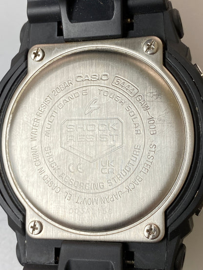 【中古品】【メンズ】 CASIO カシオ G-SHOCK GAW-100B-1AJF ジーショック タフソーラー アナデジ 腕時計 196-260905-yn-20-min カラー：ブラック 万代Net店