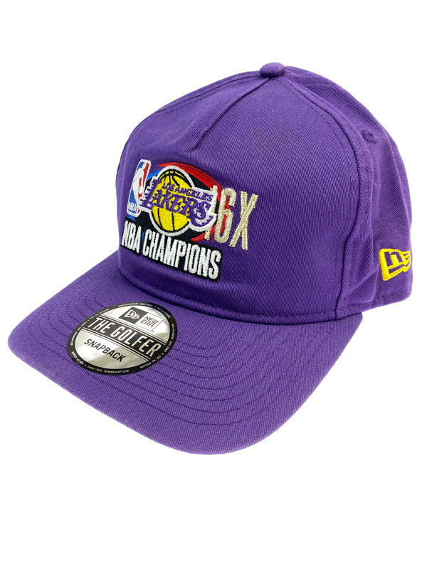 【中古品】【メンズ】 NEW ERA ニューエラ LOS ANGELES LAKERS 16X NBA CHAMPIONS CAP ロサンゼルス レイカーズ シックスティーン タイムズ NBA チャンピオンズ キャップ 帽子 188-260903-hu-06-min サイズ：ONE SIZE カラー：パープル 万代Net店