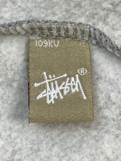 【中古品】【メンズ】 STUSSY ステューシー WORLD TOUR PRINT HOODIE ワールド ツアー プリント フーディー メンズ スウェット パーカー 142-260904-em-38-min サイズ：XL カラー：グレー 万代Net店