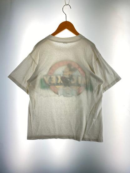 【現状渡し品】【メンズ】 DISNEY ディズニー 80S SIXTY YEARS WITH YOU TEE 80年代 プリント 半袖 Tシャツ メンズ トップス ミッキーマスス 146-260904-em-39-min カラー：ホワイト 万代Net店