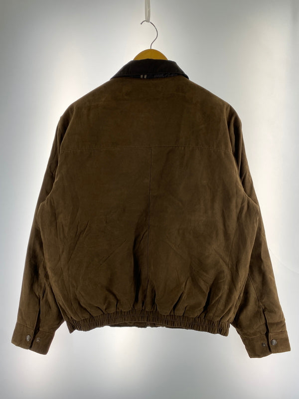 【中古品】【メンズ】 WEATHER PROOF ウェザー プルーフ スウェード ブルゾン アウター 146-260912-hu-60-min サイズ：M カラー：ブラウン 万代Net店