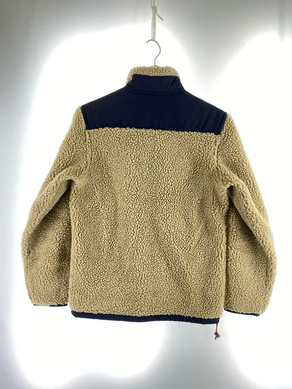 【中古品】【メンズ】 EDDIE BAUER エディー バウアー ボア フリース ジャケット アウター 33-0323 144-260912-hu-55-min サイズ：XS カラー：ベージュ/ネイビー 万代Net店