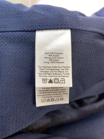 【中古品】【メンズ】 EDDIE BAUER エディー バウアー ボア フリース ジャケット アウター 33-0323 144-260912-hu-55-min サイズ：XS カラー：ベージュ/ネイビー 万代Net店