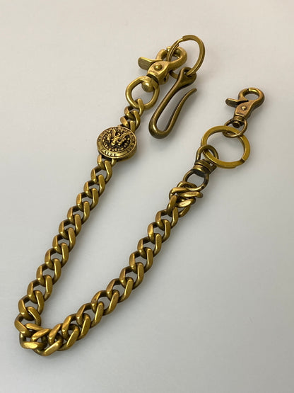 【中古品】【メンズ】 CALEE キャリー EAGLE CONCHO WALLET CHAIN イーグルコンチョ ウォレットチェーン アクセサリー 192-260905-yn-17-min カラー：ゴールド 万代Net店
