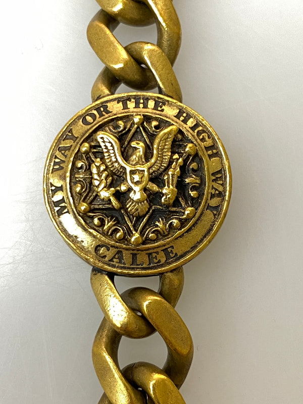 【中古品】【メンズ】 CALEE キャリー EAGLE CONCHO WALLET CHAIN イーグルコンチョ ウォレットチェーン アクセサリー 192-260905-yn-17-min カラー：ゴールド 万代Net店