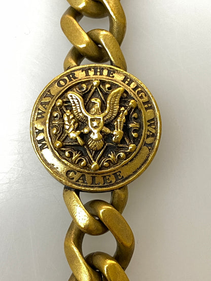 【中古品】【メンズ】 CALEE キャリー EAGLE CONCHO WALLET CHAIN イーグルコンチョ ウォレットチェーン アクセサリー 192-260905-yn-17-min カラー：ゴールド 万代Net店