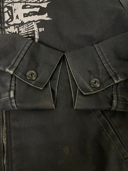 【中古品】【メンズ】 DICKIES ディッキーズ KILLSWITCH ENGAGE WORK JACKET キルスウィッチ エンゲイジ ワークジャケット ジップアップジャケット メタルコアバンド 146-260901-em-31-min サイズ：L-RG カラー：ブラック 万代Net店