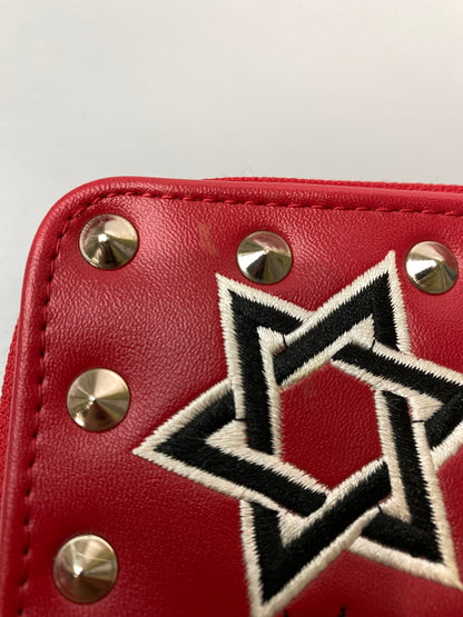 【中古品】【メンズ/レディース】 CANDY STRIPPER キャンディストリッパー LONG WALLET ロングウォレット 長財布 201-260905-yn-01-min カラー：レッド 万代Net店