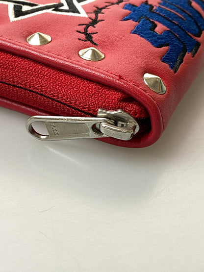 【中古品】【メンズ/レディース】 CANDY STRIPPER キャンディストリッパー LONG WALLET ロングウォレット 長財布 201-260905-yn-01-min カラー：レッド 万代Net店