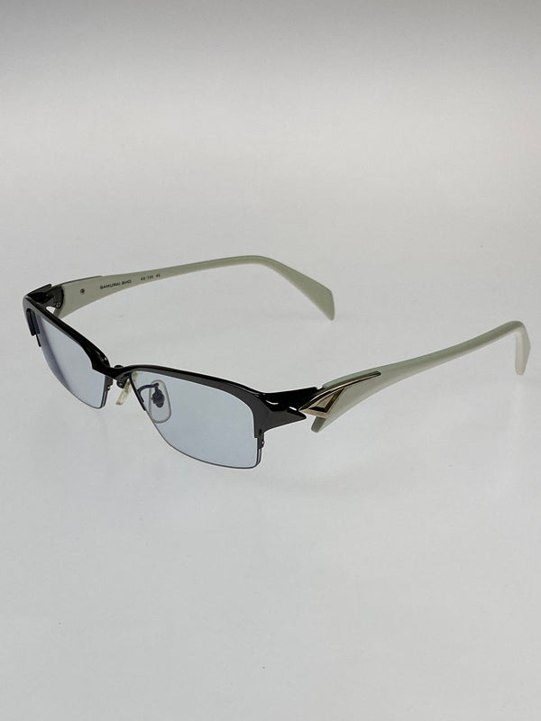 【中古品】【メンズ】 SAMURAI SHO サムライショウ GLASSES 眼鏡 アイウエア 203-260907-yn-23-min サイズ：57□15 145 カラー：ホワイト 万代Net店