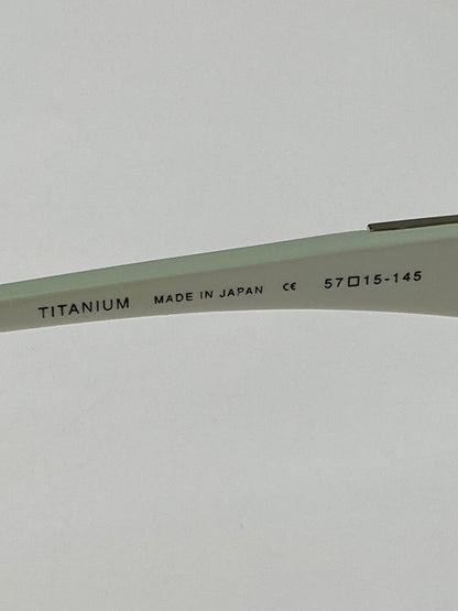 【中古品】【メンズ】 SAMURAI SHO サムライショウ GLASSES 眼鏡 アイウエア 203-260907-yn-23-min サイズ：57□15 145 カラー：ホワイト 万代Net店