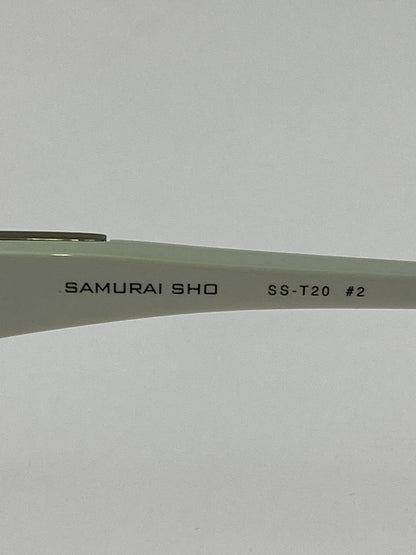 【中古品】【メンズ】 SAMURAI SHO サムライショウ GLASSES 眼鏡 アイウエア 203-260907-yn-23-min サイズ：57□15 145 カラー：ホワイト 万代Net店