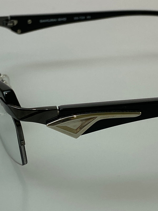 【中古品】【メンズ】 SAMURAI SHO サムライショウ GLASSES SS-T20 眼鏡 アイウエア 203-260907-yn-20-min サイズ：57□15 140 カラー：ブラック 万代Net店