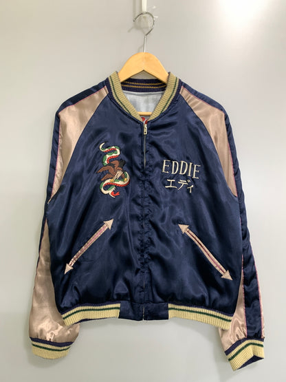 【中古品】【メンズ】 TAILOR TOYO テーラー東洋 REVERSIBLE SOUVENIR JACKET リバーシブル スーベニア ジャケット TT11283 アウター スカジャン 145-260903-hu-39-min サイズ：M カラー：ライトグレー/イエロー 万代Net店