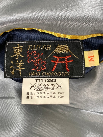 【中古品】【メンズ】 TAILOR TOYO テーラー東洋 REVERSIBLE SOUVENIR JACKET リバーシブル スーベニア ジャケット TT11283 アウター スカジャン 145-260903-hu-39-min サイズ：M カラー：ライトグレー/イエロー 万代Net店