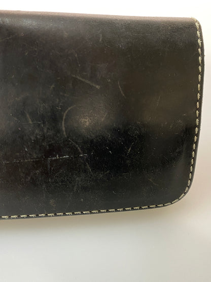 【現状渡し品】【メンズ】 RED MOON レッドムーン LONG LEATHER WALLET ロングレザーウォレット 長財布 201-260905-yn-05-min カラー：ブラック 万代Net店