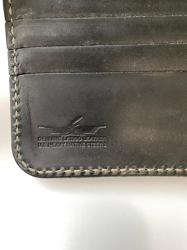 【現状渡し品】【メンズ】 RED MOON レッドムーン LONG LEATHER WALLET ロングレザーウォレット 長財布 201-260905-yn-05-min カラー：ブラック 万代Net店