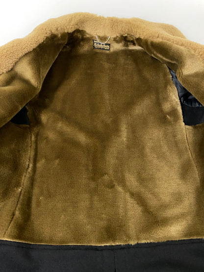 【中古品】【メンズ】 WACKO MARIA ワコマリア MOUTON COLLAR GANG COAT 17FW-WMO-CO14 17AW エルメネジルドゼニア製 ムートンカラー ギャングコート メンズ アウター ムートンボア ロングコート 142-260901-em-28-min サイズ：M カラー：ブラック 万代Net店