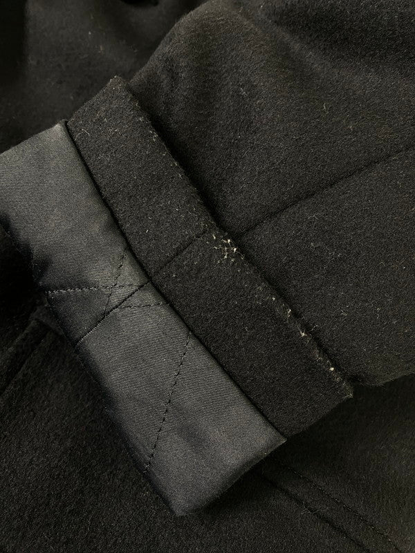 【中古品】【メンズ】 WACKO MARIA ワコマリア MOUTON COLLAR GANG COAT 17FW-WMO-CO14 17AW エルメネジルドゼニア製 ムートンカラー ギャングコート メンズ アウター ムートンボア ロングコート 142-260901-em-28-min サイズ：M カラー：ブラック 万代Net店